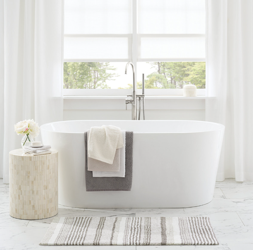 Bath Rug Gradation Stripe