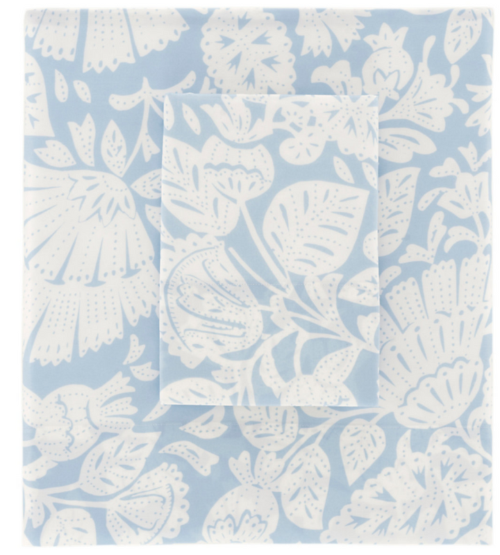 Freya Soft Blue Pillowcases