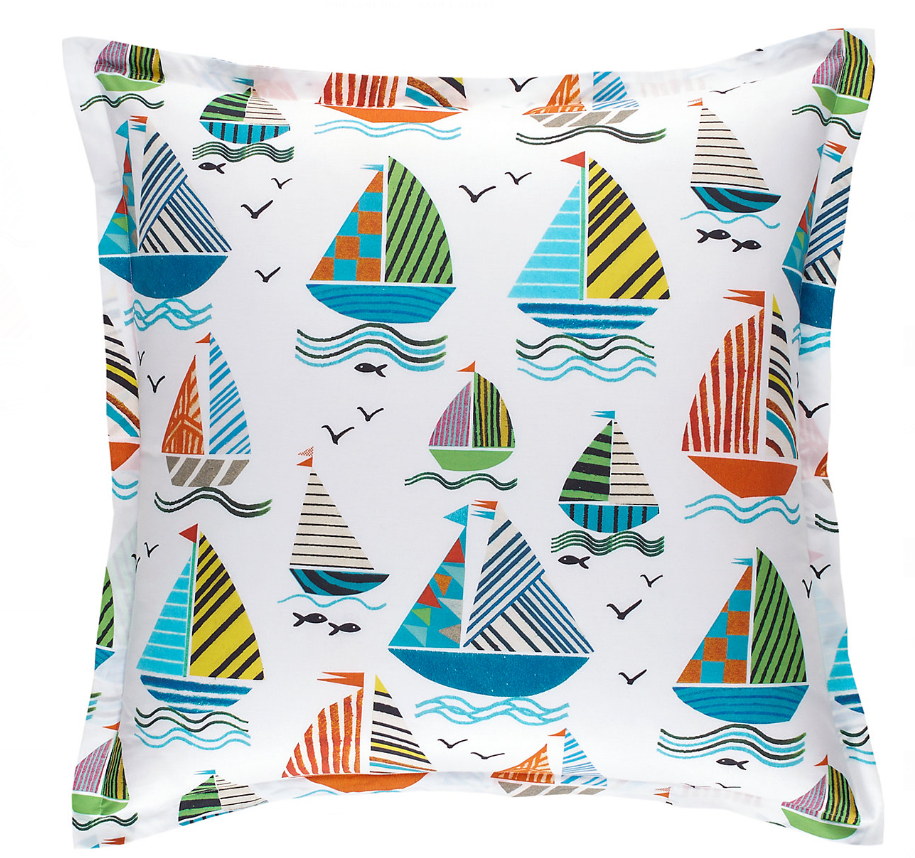 Sailboats Multi Duvet Cover