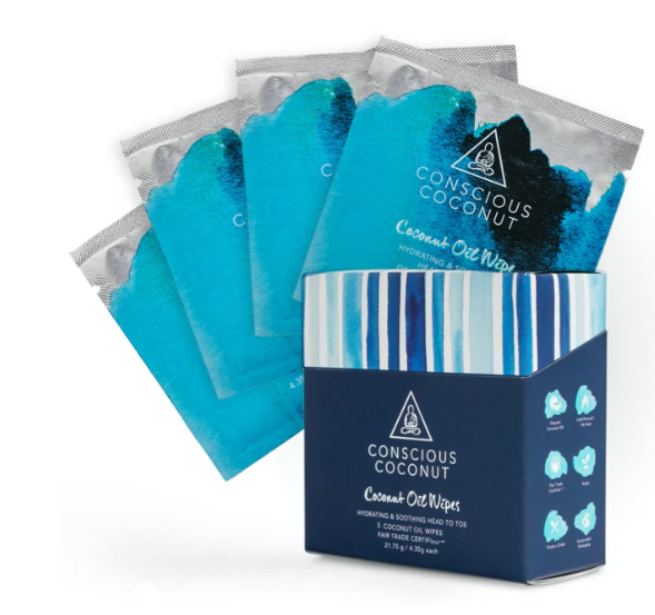 Biodegradable Coconut Oil Wipes