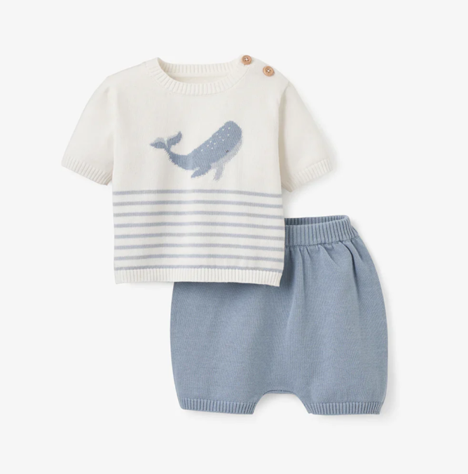 Whale Short Set
