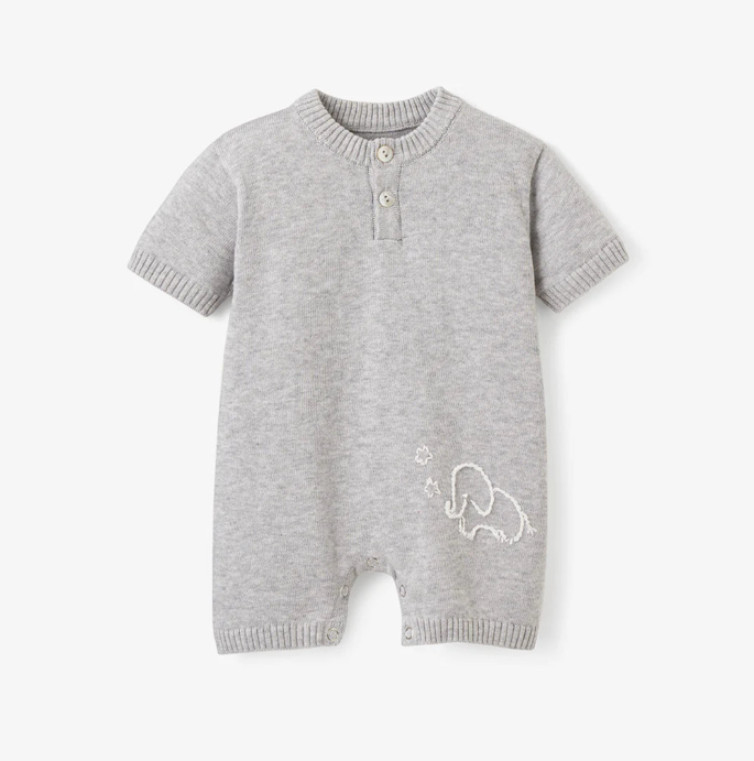 Knit Elephant Shortall