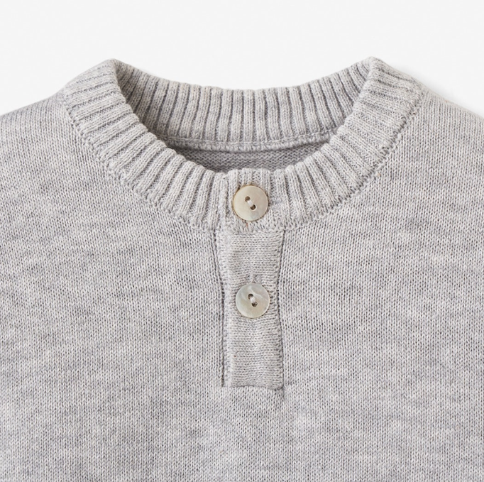 Knit Elephant Shortall
