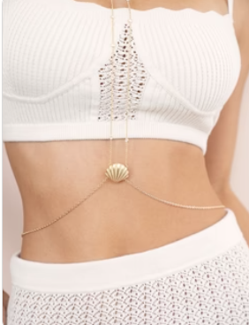 Scallop Shell Body Chain