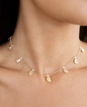 Nautilus Shell Charm 18K Necklace