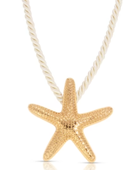 Starfish Statement Pendant 18K Necklace