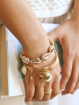 Seven Seas Shell 18K Bracelet