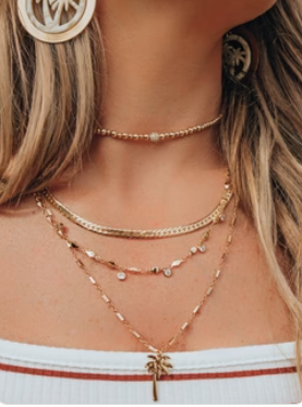 West Palm Layered 18K Necklace