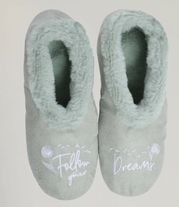 Follow Your Dreams Footsie  Slippers