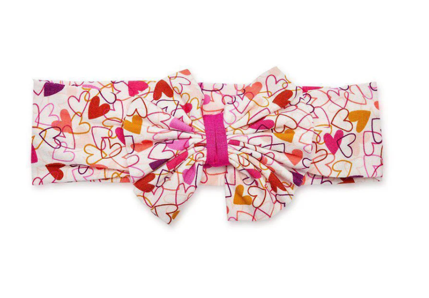 Very Berry Solid Heart to Heart Headband