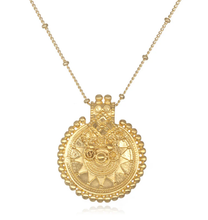 Gold Mandala Necklace
