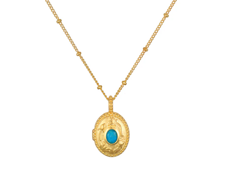 Birthstone Locket Necklace
