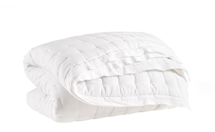 Lush Linen Puff Coverlet