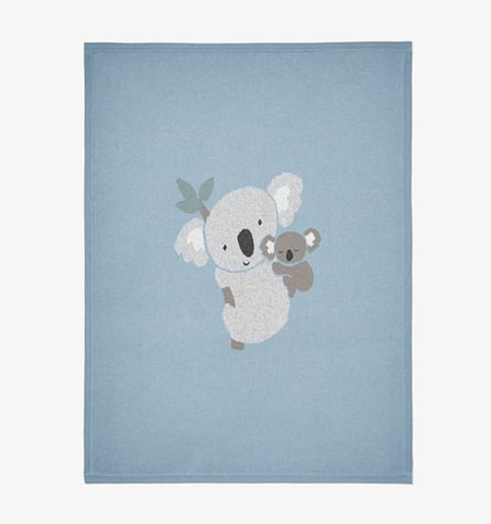 Koala Knit Baby Blanket