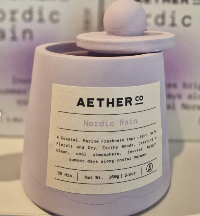 Aether Nordic Rain Candle - 160g