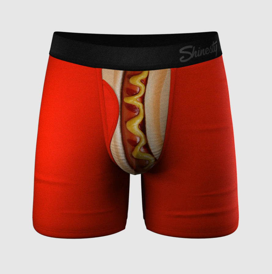 The Coney Islands/ Hot Dog Ball Hammock Pouch Underwear With Fly