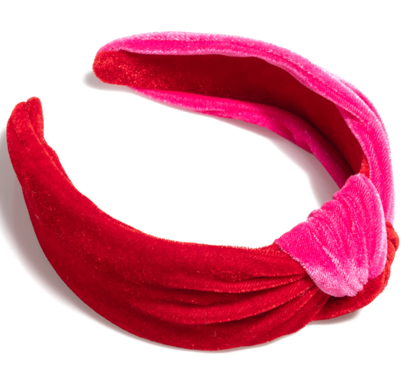 Shiraleah Two Tone Knotted Headband | Red