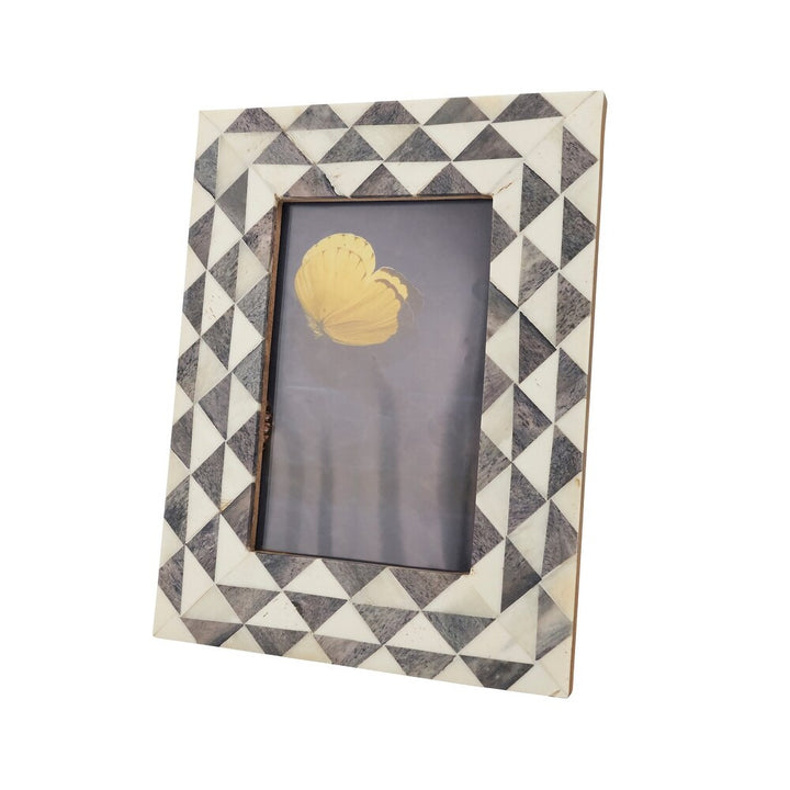Geometric Grey Photo Frame