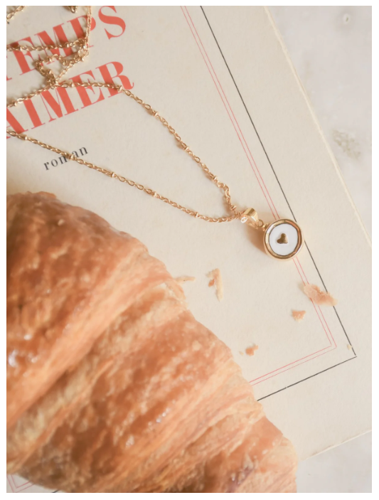 Valentine's Mon Amour Disc Necklace