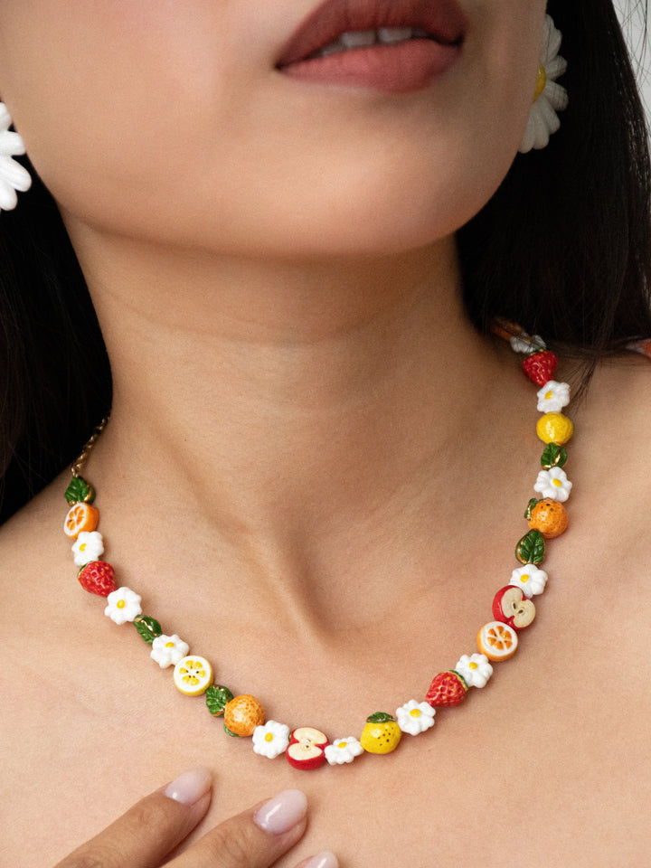 Fruit  Bead Necklace