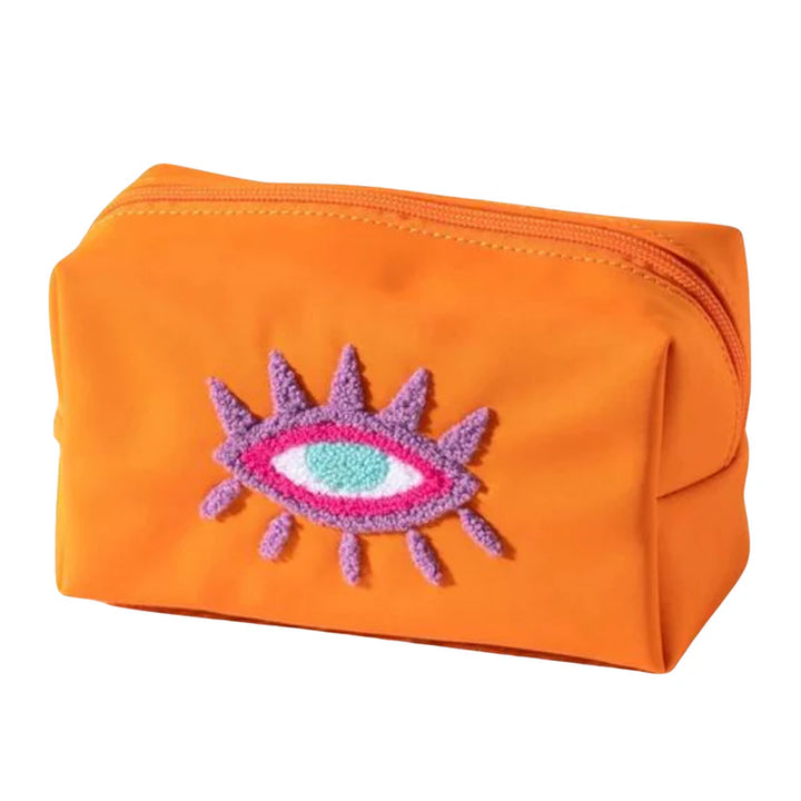 Zip Joy Evil Eye Orange Pouch