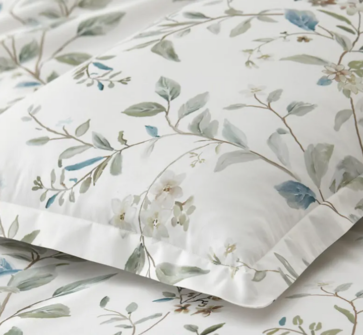 Whispering Leaves Wrinkle-Free Sateen Duvet Cover