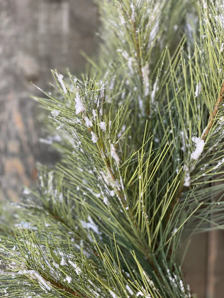 Wreath Silver Fir With Snow, 24"