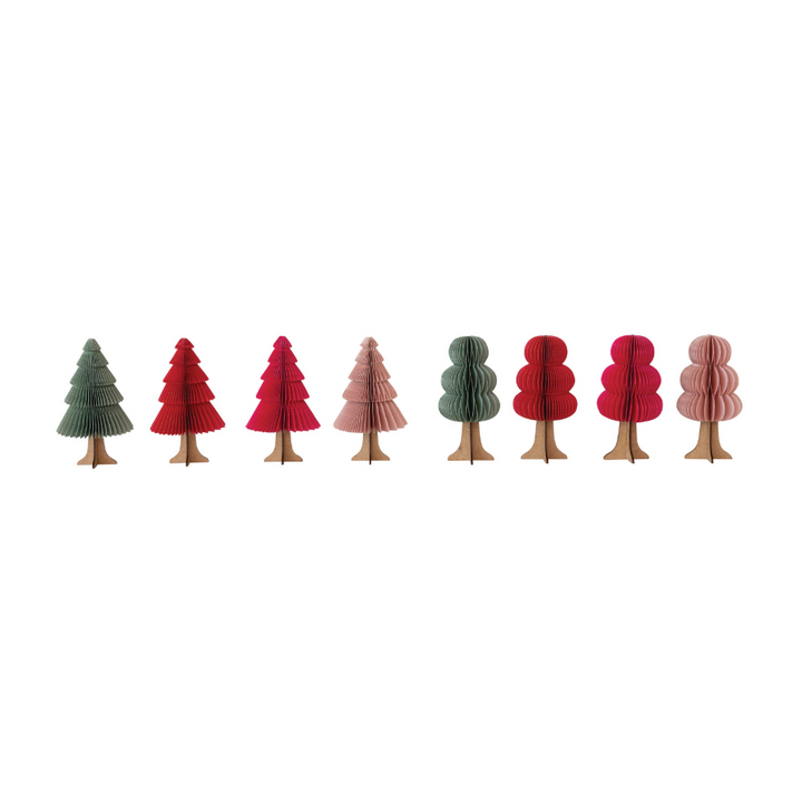 Paper & MDF Folding Honeycomb Tree | 4 Colors/2 Styles