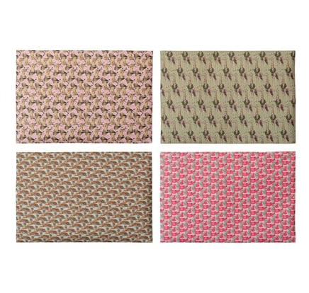 Wrapping Paper Sheets, Set of 12 in Box (4 Styles, 3 Rolls Per Style)