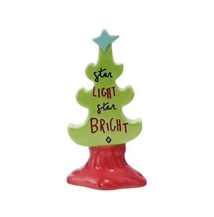 Hand-Painted Stoneware Tree