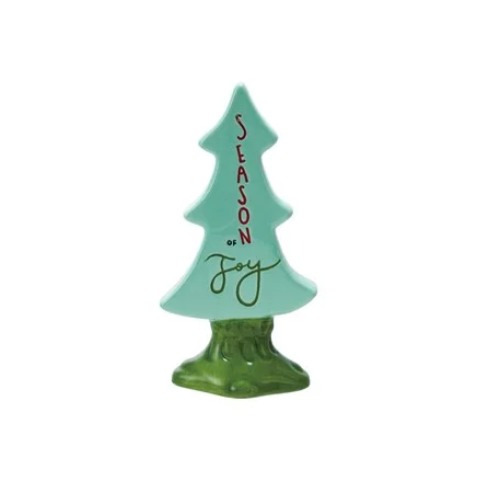 Hand-Painted Stoneware Tree