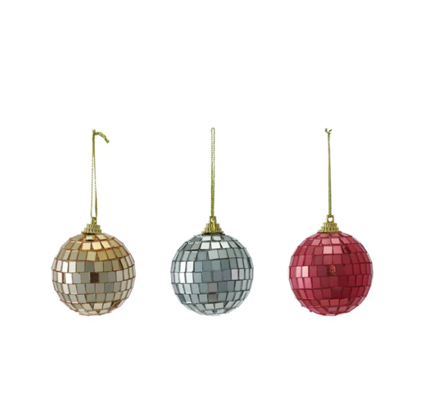 Foam & Mirrored Glass Mosaic Ornament