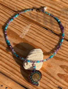 Ammonite Turquoise Necklace | CPJ