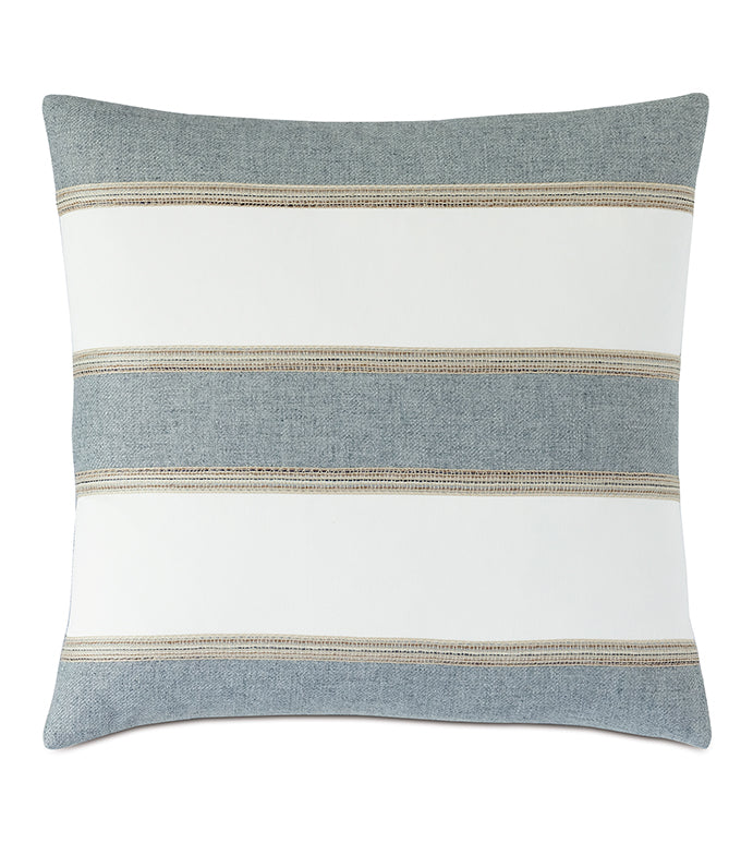 Persea Pierced Stripe Decorative Pillow