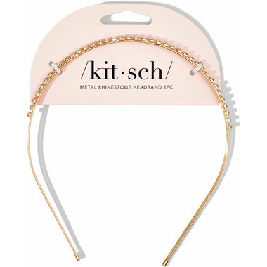 Metal Rhinestone Double Headband