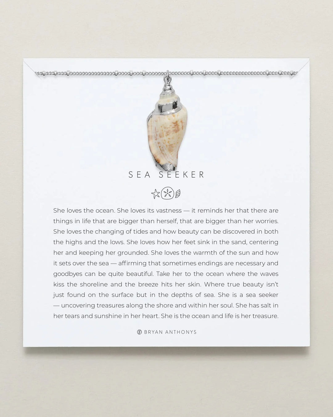 Sea Seeker Shell Necklace - 14K Gold