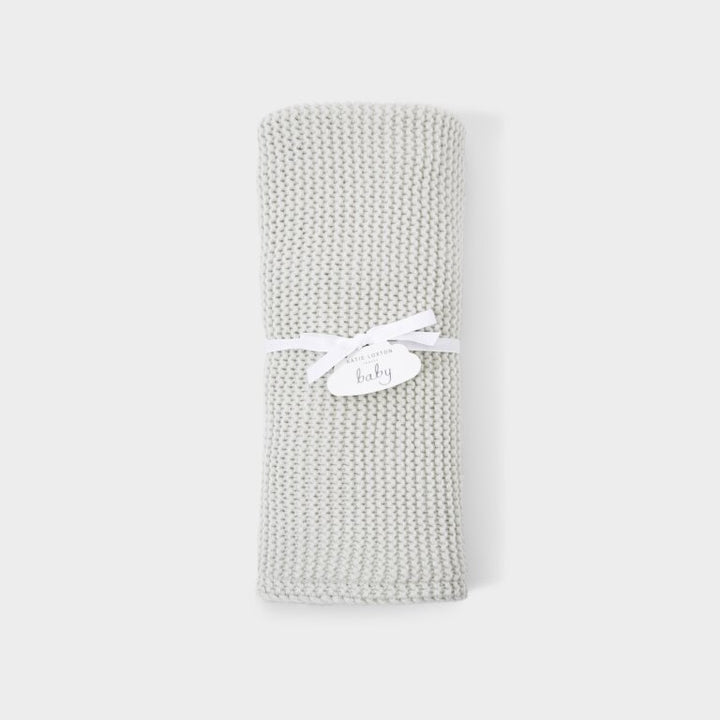 Cotton Knit Baby Blanket