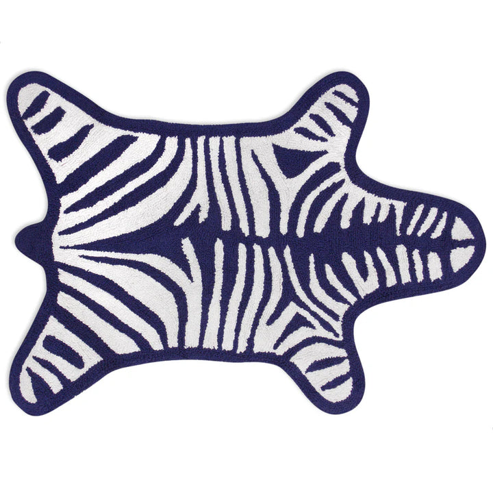 Reversible Zebra Bath Mat