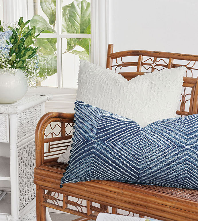 Mykonos Embroidered Decorative Pillow