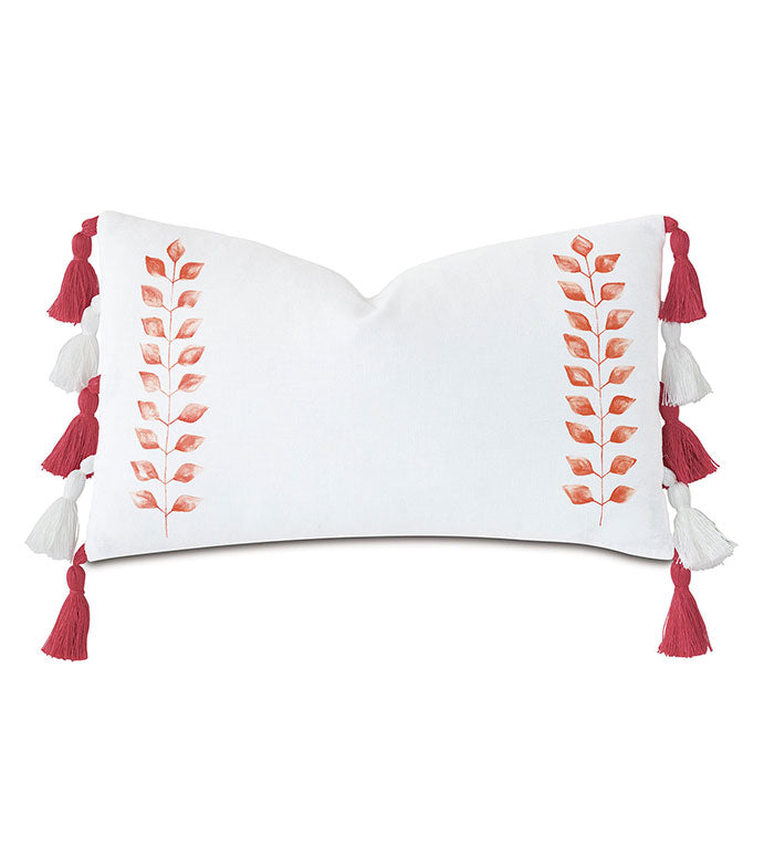 St. Barths Hand Painted Decorative Pillow