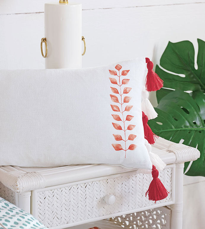 St. Barths Hand Painted Decorative Pillow