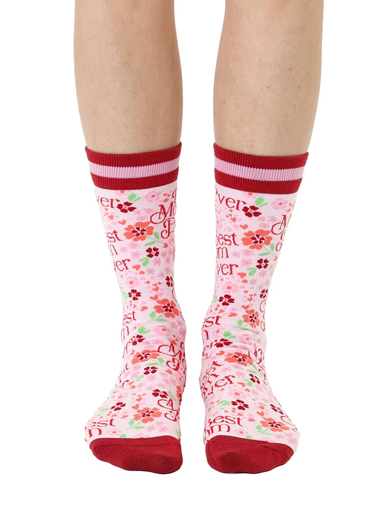 Womens  Bamboo Crew Socks