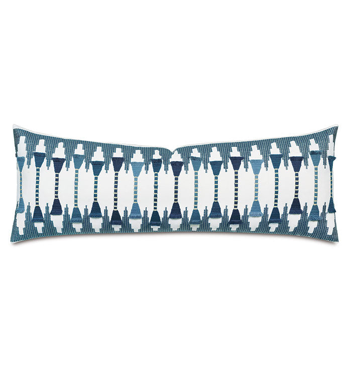 Amani Fil Coupe in Teal Decorative Pillow