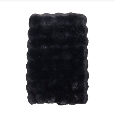 Bubble Faux Fur Throw 50"X60" Oblong