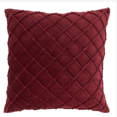 Velvet Corded Pillow - Down Filled