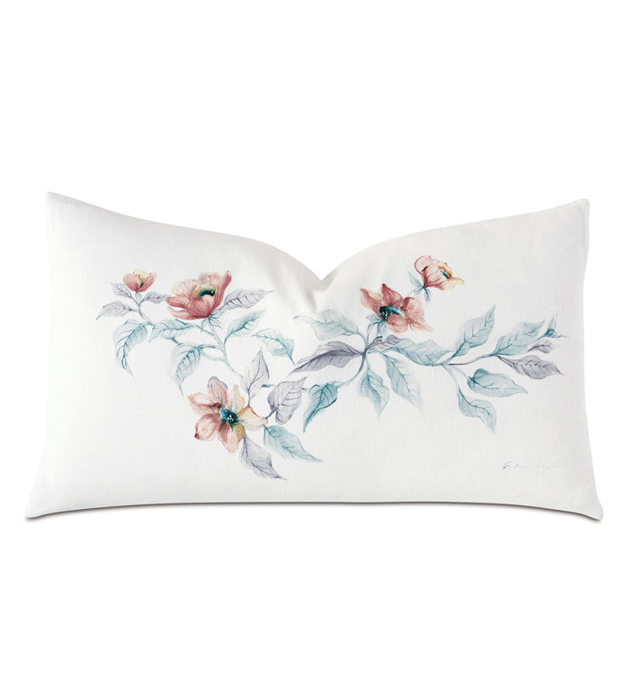 Adare Manor Hand Painted Decorative Pillow
