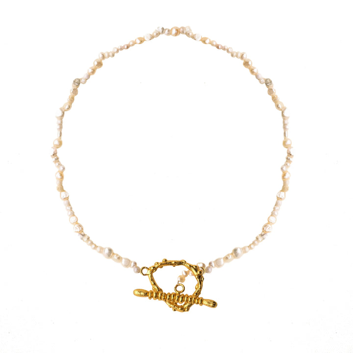 Akoya Gold Necklace