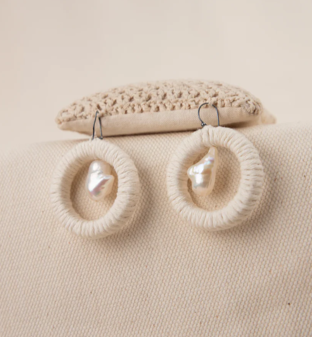 Earrings Aretes Conchita | Natural
