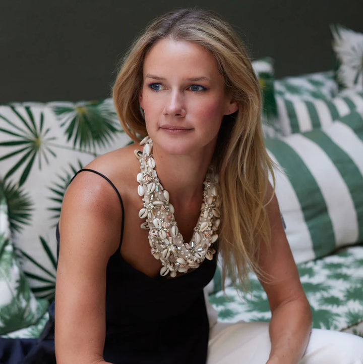 Campbell Shells Scarf Necklace