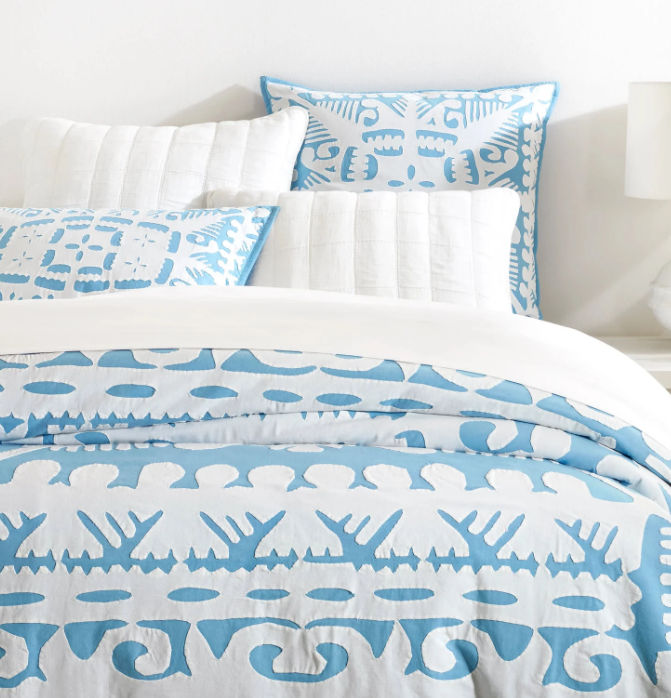 Knight Wood Cutwork Coverlet